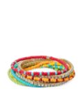 Roxanne Assoulin Just Another Day In Paradise bracelets (set of nine) - Red