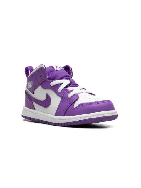Jordan Kids Jordan 1 Mid "Purple Venom" sneakers