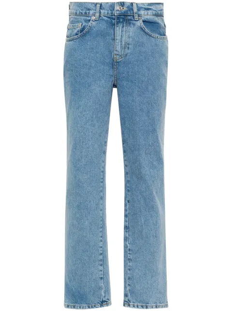 MOSCHINO JEANS mid-rise straight-leg jeans