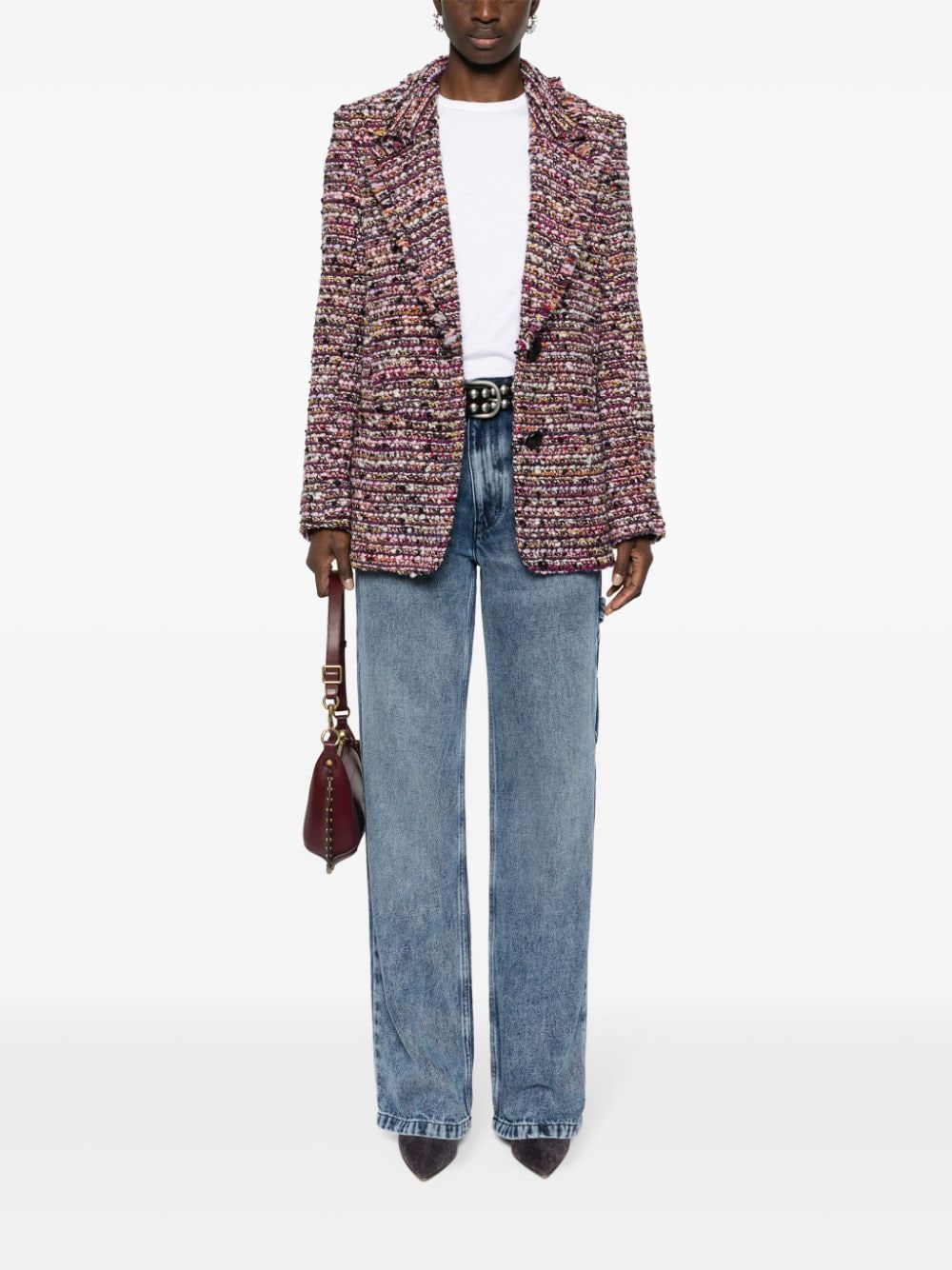 ISABEL MARANT Bouclé blazer Zwart