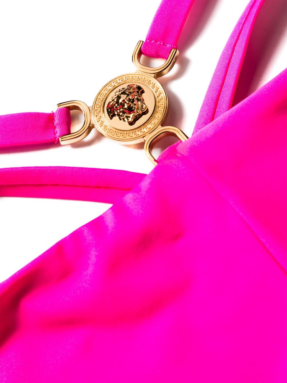 Versace Bikinislip met Medusa plakkaat Roze