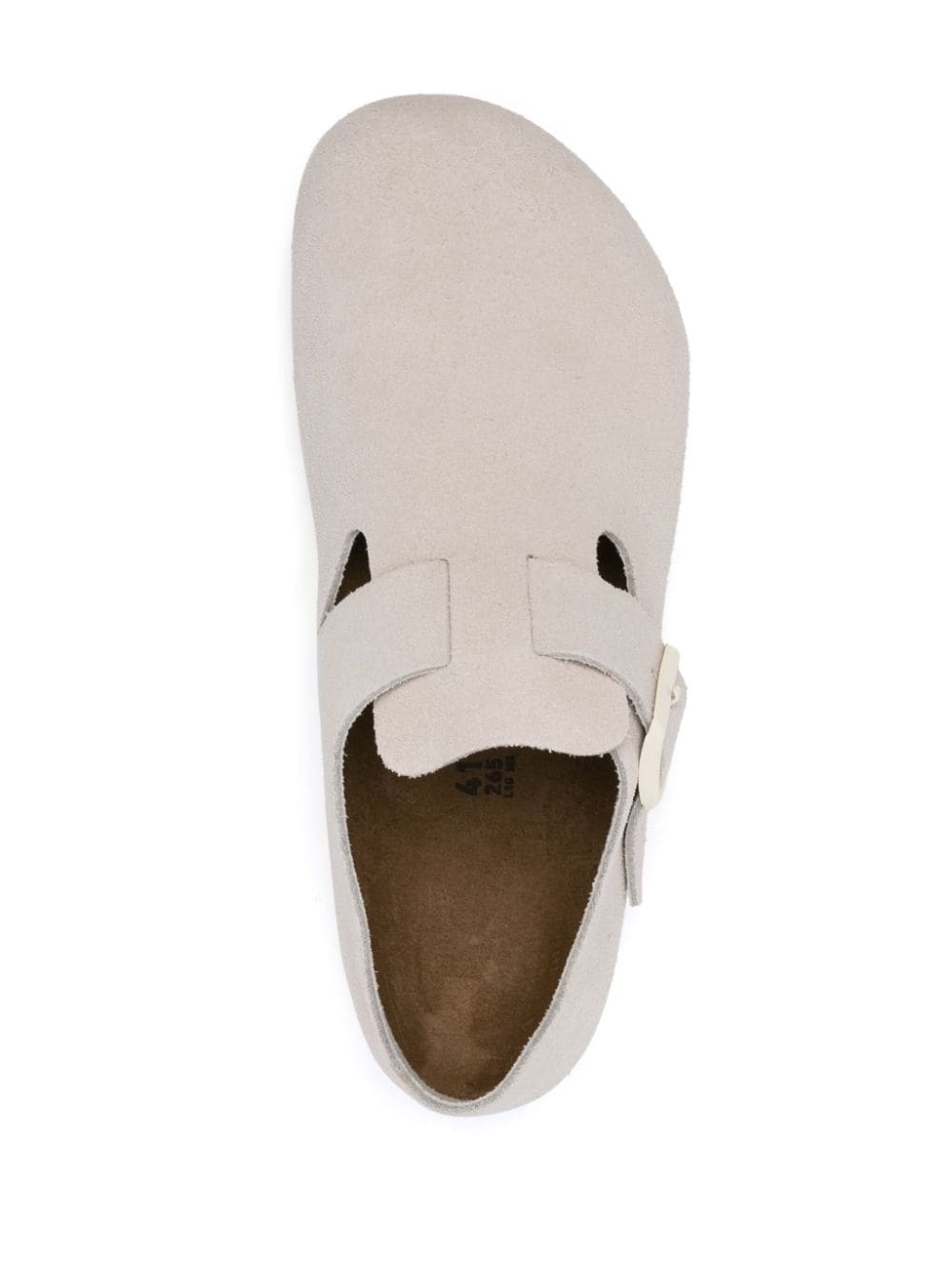Shop Birkenstock London Suede Sandals In White