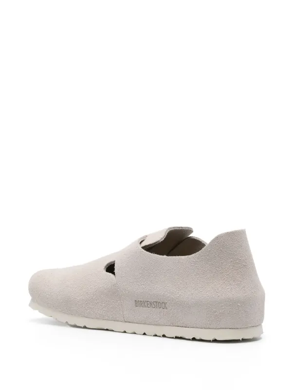 Birkenstock London Suede Sandals | White | FARFETCH