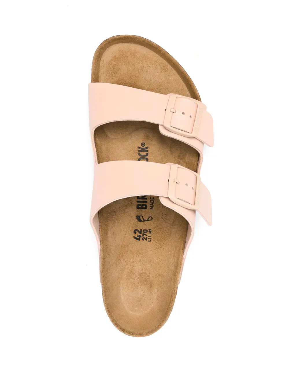 Shop Birkenstock Arizona Leather Sandals In Pink