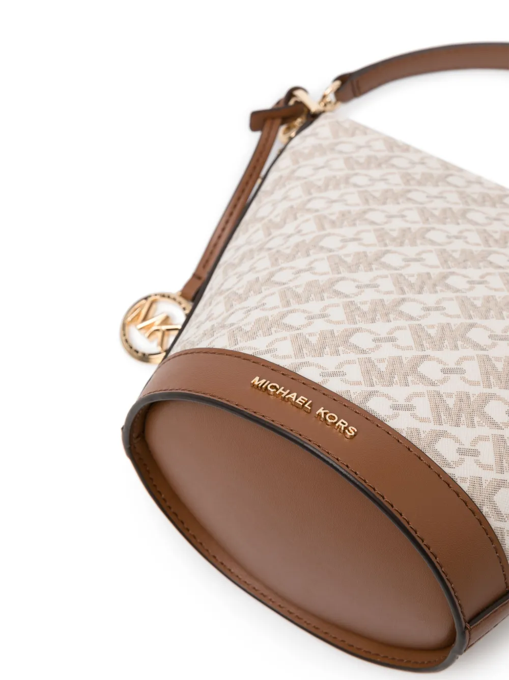 Michael Kors Townsend monogram bucket-tas Beige