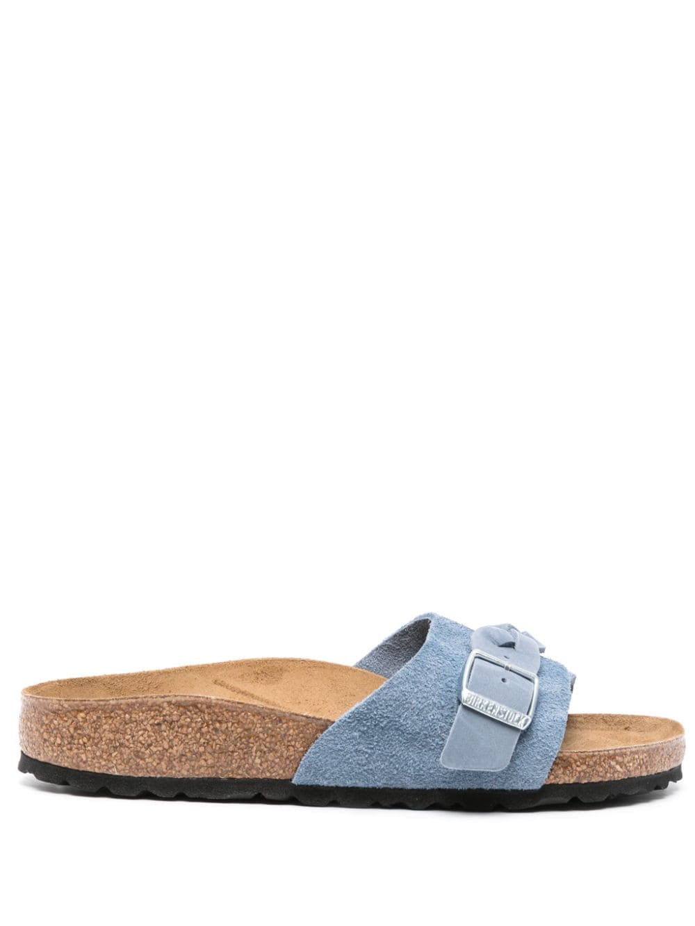 Birkenstock Braided-strap Leather Sandals In Blue