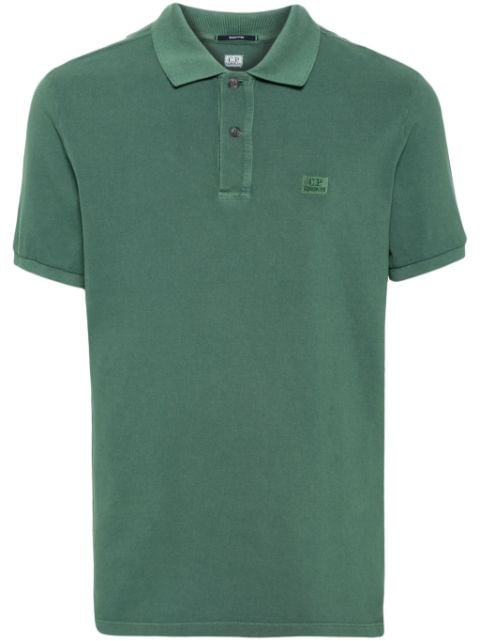 logo-embroidered polo shirt