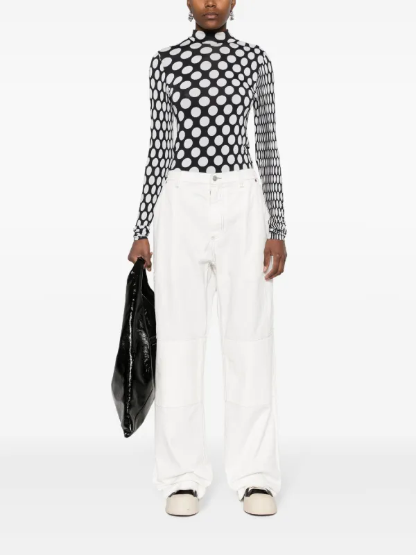 パンツ MM6 Maison Margiela LONG STRAIGHT LEG TROUSERS MM6 Maison Margiela Straight Leg Tailored Trousers | italist