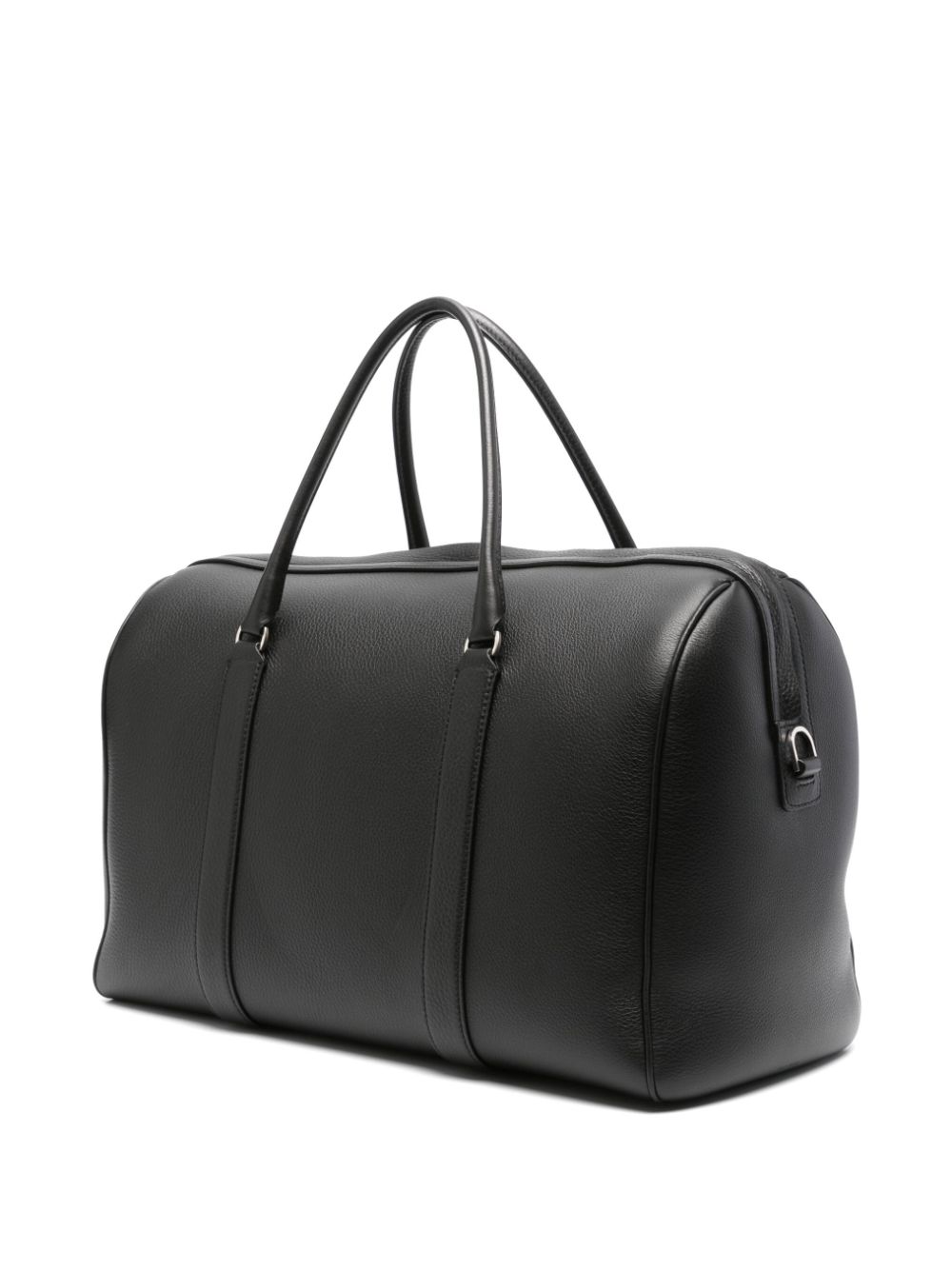 Shop The Row Iowa Leather Duffle Bag In Black