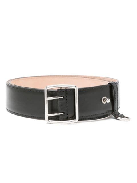 Alexander McQueen buckle-fastening leather belt