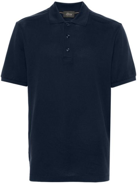 Brioni polo en coton piqué