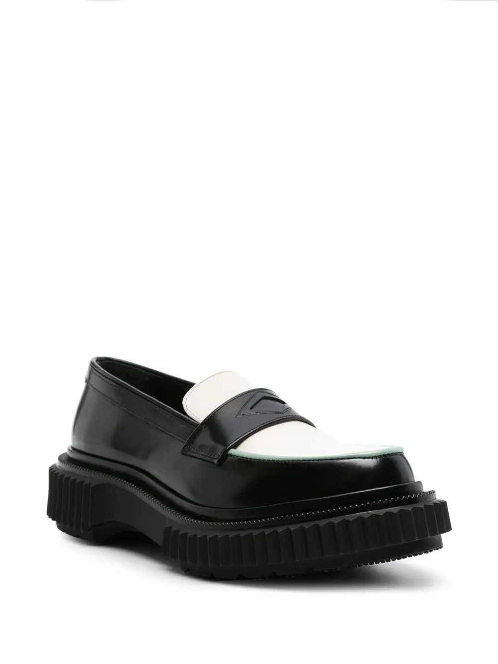 Shop Adieu Type 182 Platform Loafers In Black