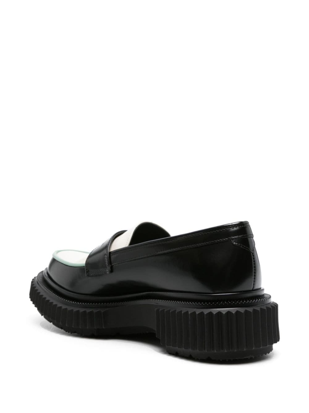 Shop Adieu Type 182 Platform Loafers In Black