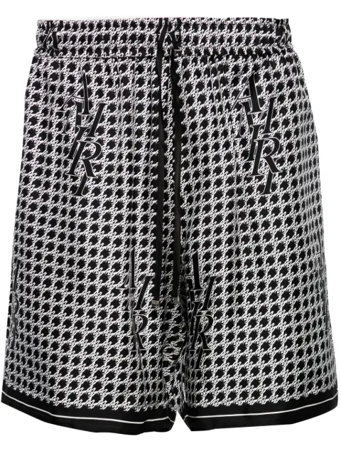 AMIRI bermudas de seda Staggard