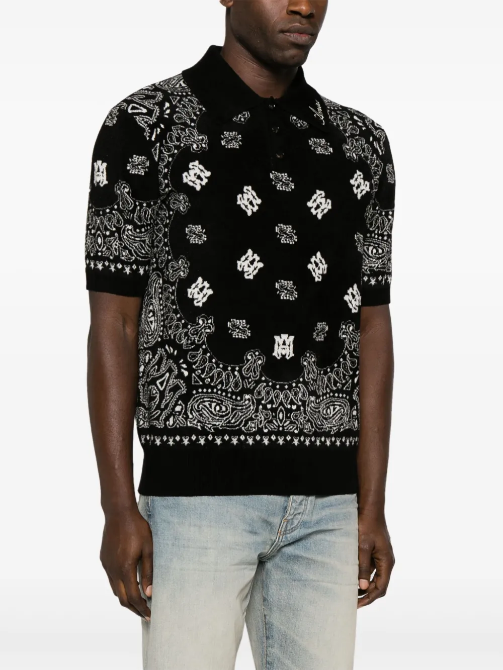AMIRI T-shirt met logoprint Zwart