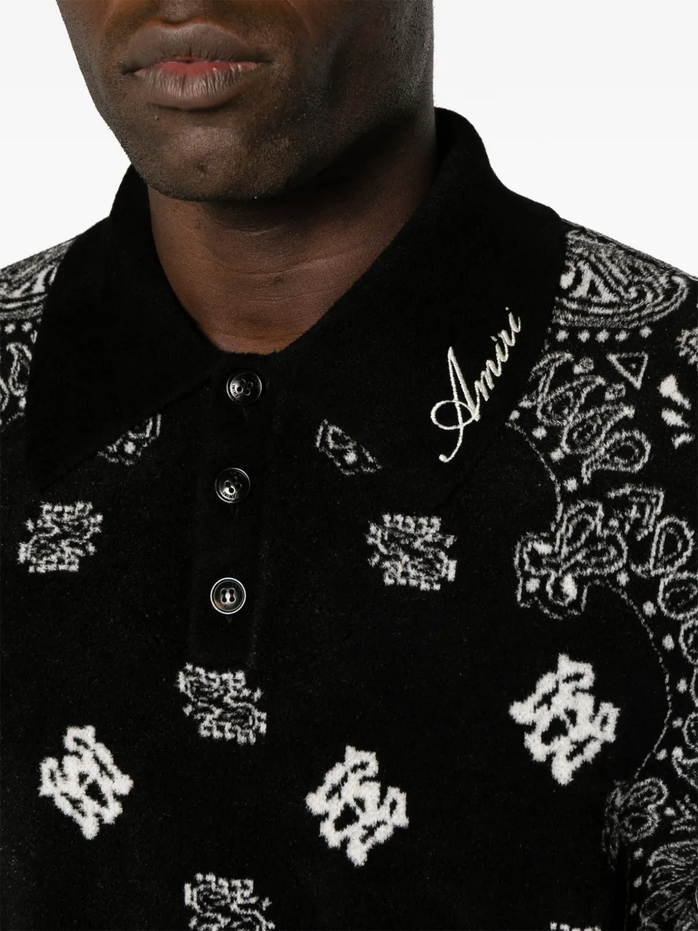 AMIRI T-shirt met logoprint Zwart