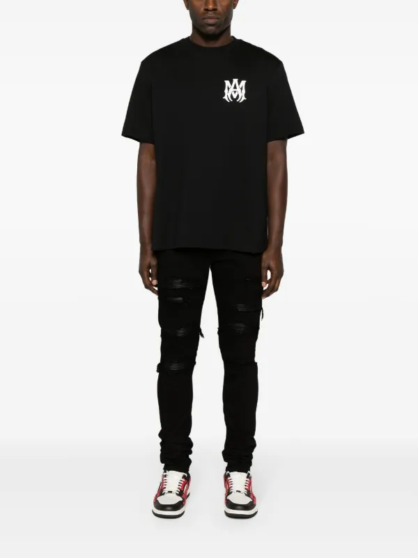 AMIRI ロゴ Tシャツ | ブラック | FARFETCH JP