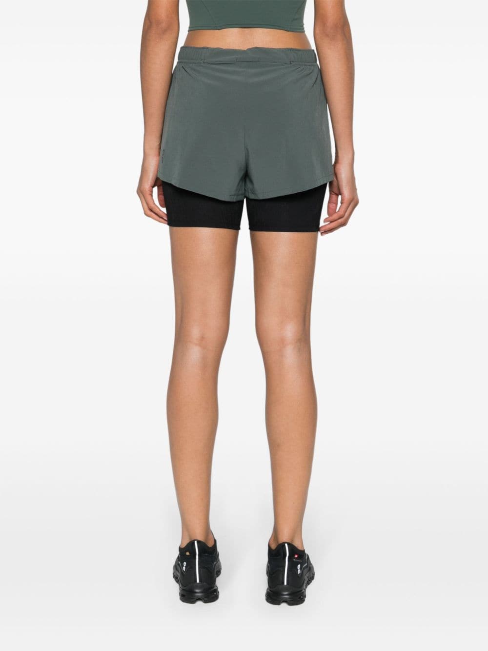 Shop On Running Energy Pace Running Shorts In Grey