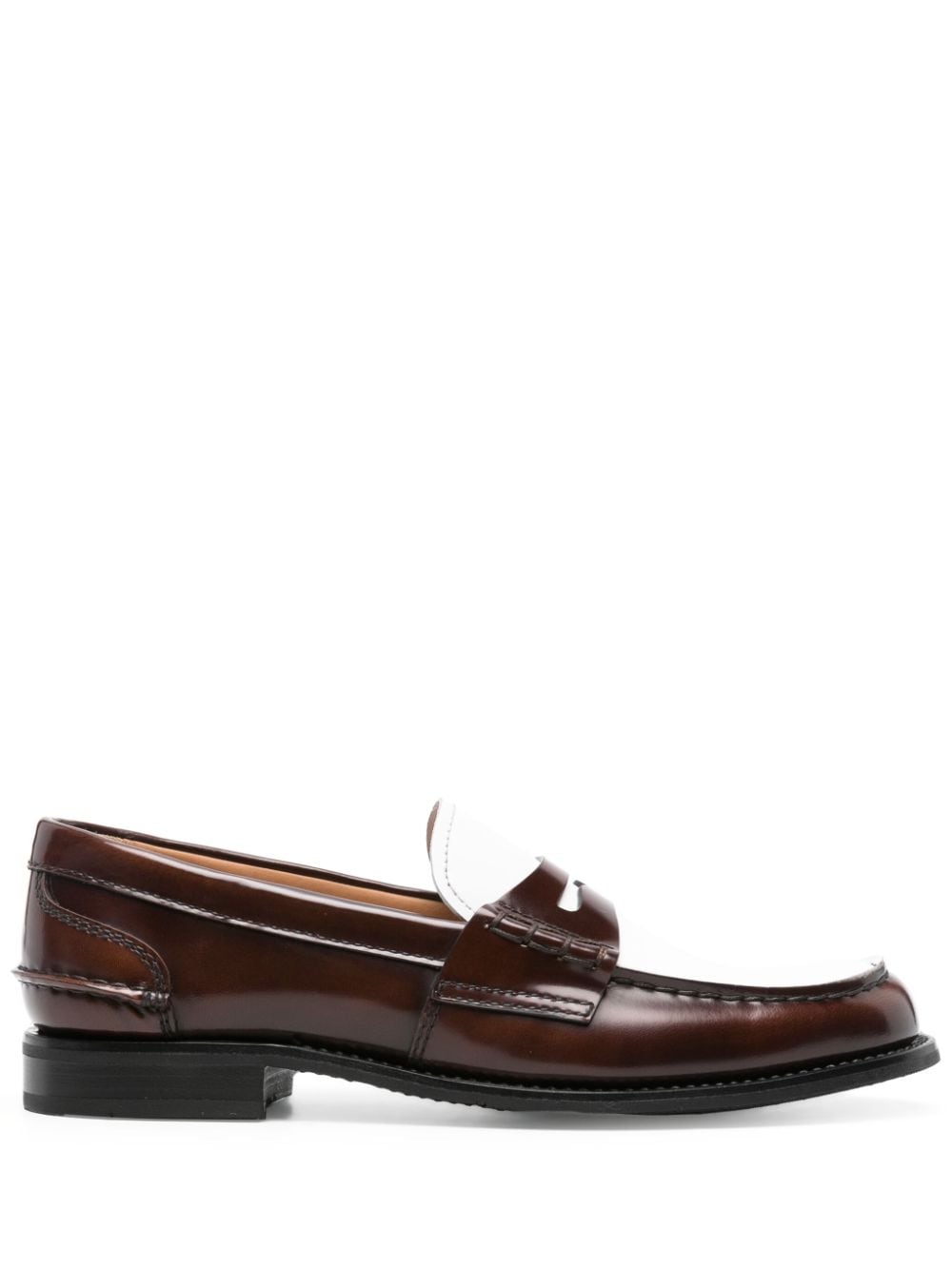 Church's Pembrey W5 Leather Loafers In Brown