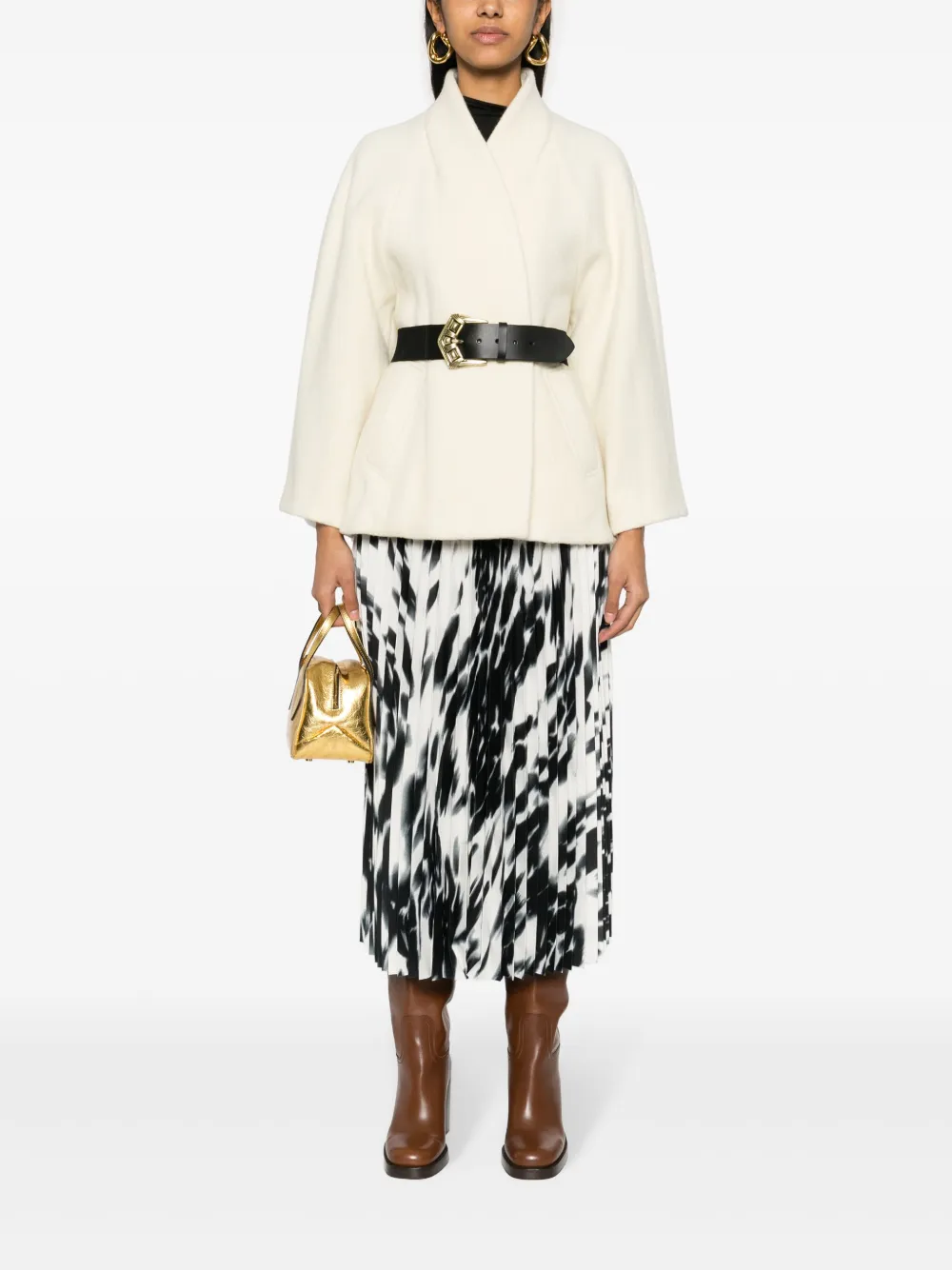 Ba&Sh Hini belted jacket | Capes | Image 2