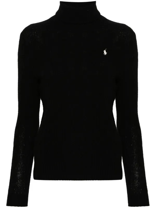 Polo Ralph Lauren Polo Pony-embroidered Jumper in Black