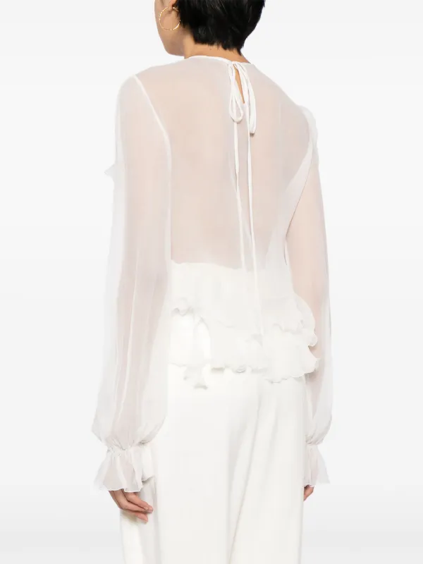 ERMANNO シルクブラウス ERMANNO シルクブラウス