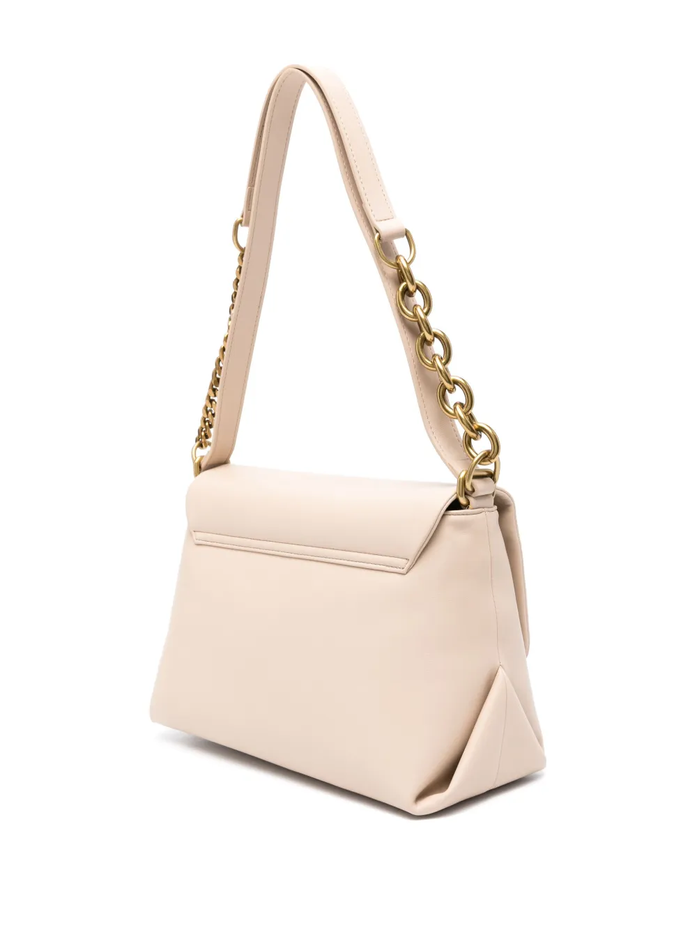 Just Cavalli Tiger Head schoudertas met patroon - Beige