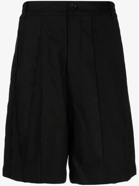 Feng Chen Wang short en laine à taille haute