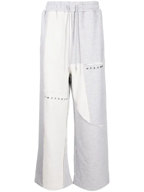 Pantalon de jogging à design patchwork - Feng Chen Wang - Modalova