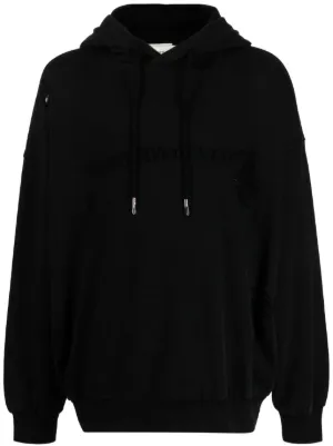 Feng Chen Wang logo-appliqué Cotton Hoodie - Farfetch