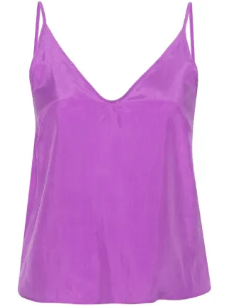 Purple spaghetti strap top shop