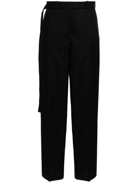 Róhe belted wide-leg trousers