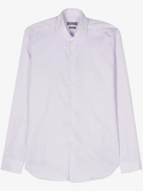 Corneliani slub-texture shirt