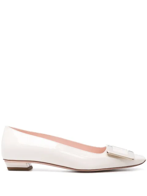 Roger Vivier Belle Vivier patent ballerina shoes