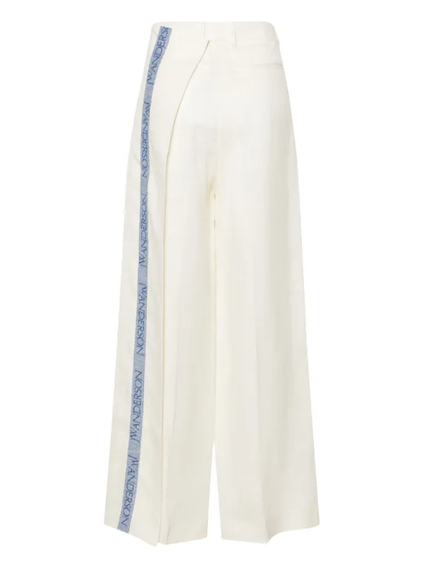 パンツ J W ANDERSON SS24 Logo band panel pants (TR0334PG1483 046) J.w.anderson Logo band panel pants available on julian