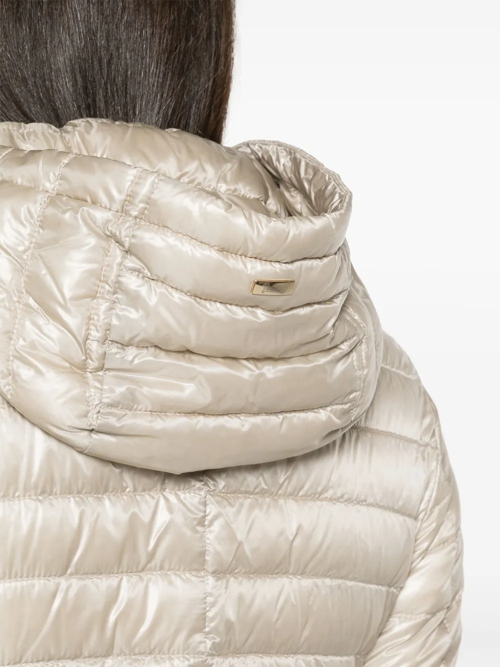 Herno Gewatteerd donsjack Beige