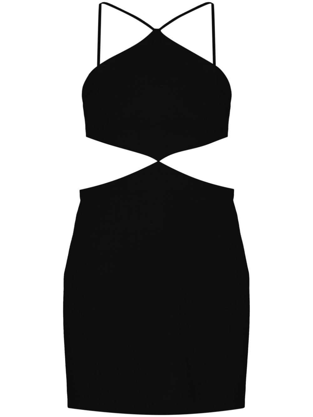 Philosophy Di Lorenzo Serafini Cut-out Detail Dress In Black