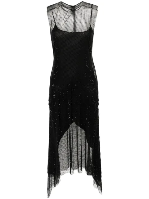 Philosophy Di Lorenzo Serafini rhinestone-embellished midi dress