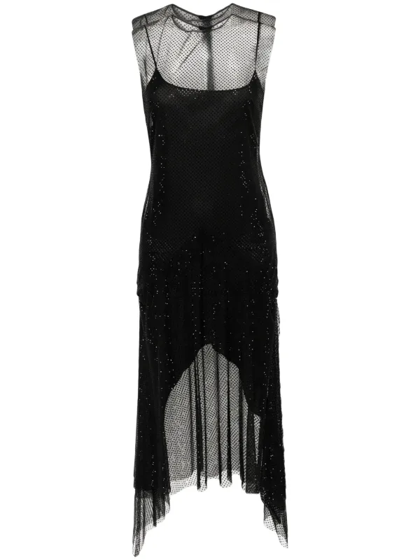 Philosophy Di Lorenzo Serafini rhinestone-embellished midi dress