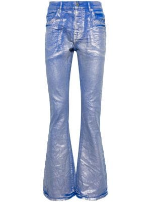Purple Brand Calça Jeans Slim Com Efeito Encerado - Farfetch