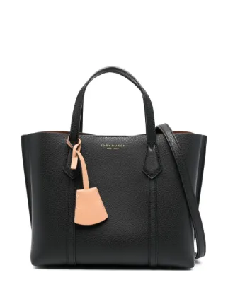 Tory Burch Small Perry Leather Bag | Black | FARFETCH