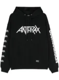 Neighborhood x Anthrax logo-print hoodie - Black