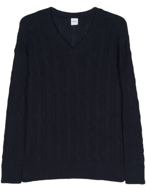 ASPESI cable-knit cotton jumper