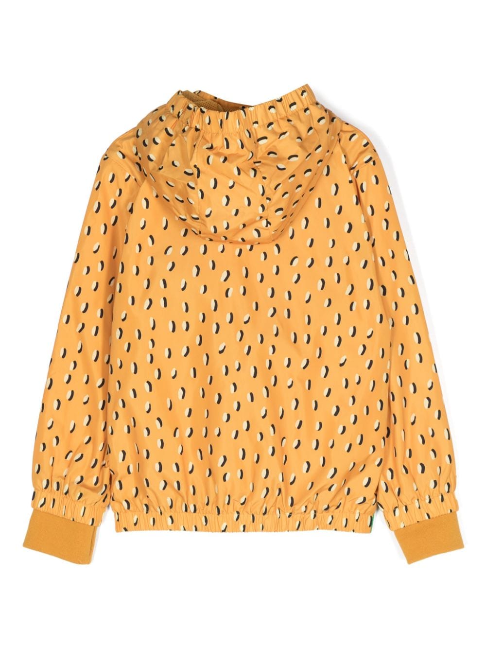 Shop Stella Mccartney Graphic-print Water-repellent Jacket In Orange