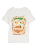 Stella McCartney Kids Silly-Sandwich-print cotton T-shirt - White