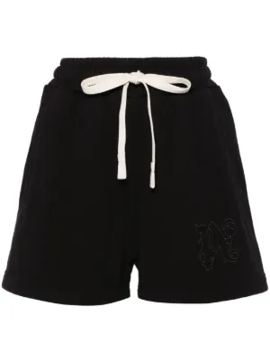 【関税込み】Palm Angels ベージュ コットン ショートパンツ Palm Angels(パームエンジェルス) ショートパンツ(レディース