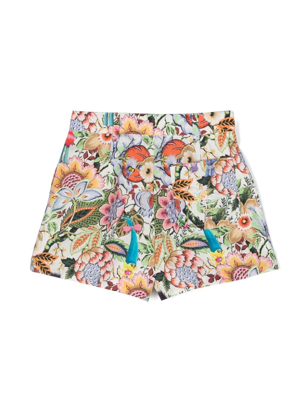 ETRO KIDS Shorts met patroon - Groen