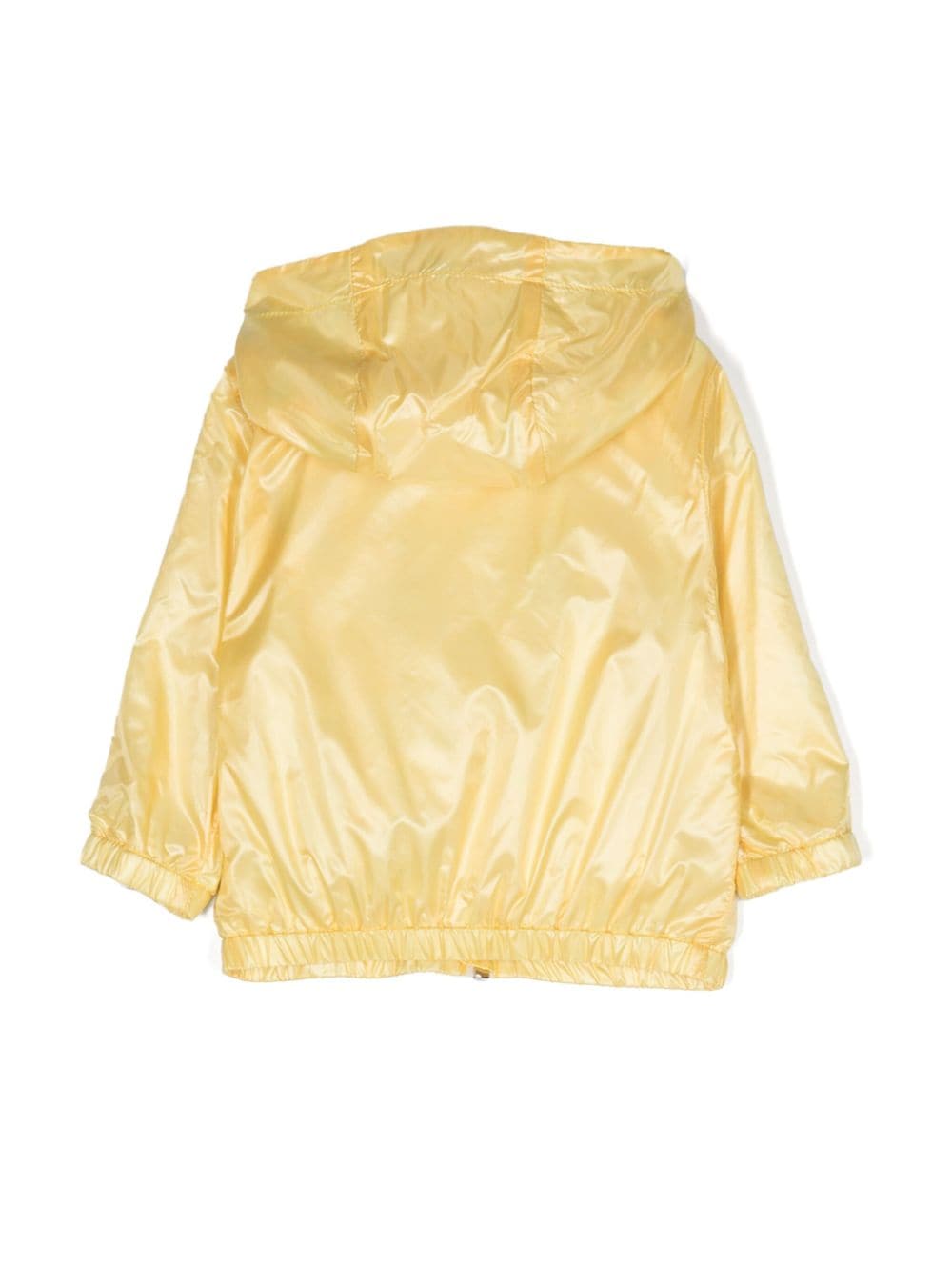 Shop Herno Hooded Rain Jacket In Yellow