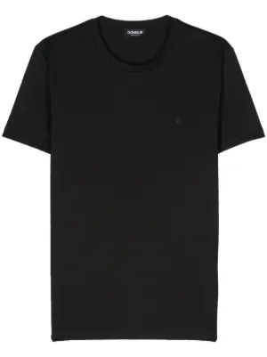 Post Archive Faction logo-print short-sleeve T-shirt | Black