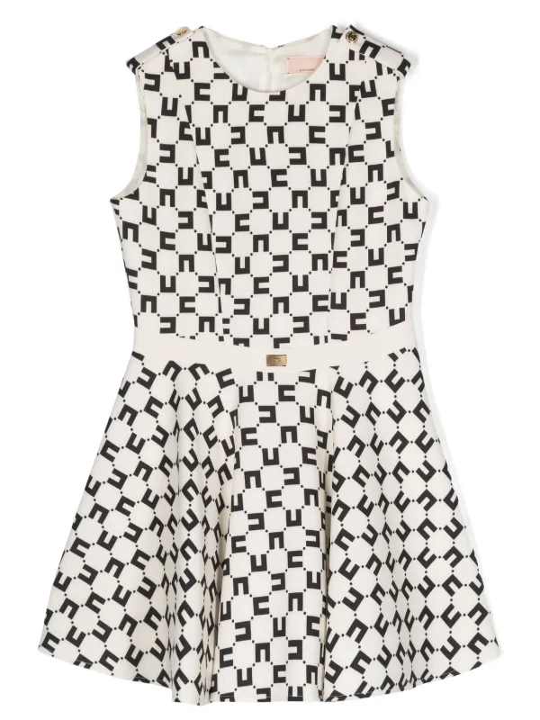 Elisabetta Franchi モノグラムドレス